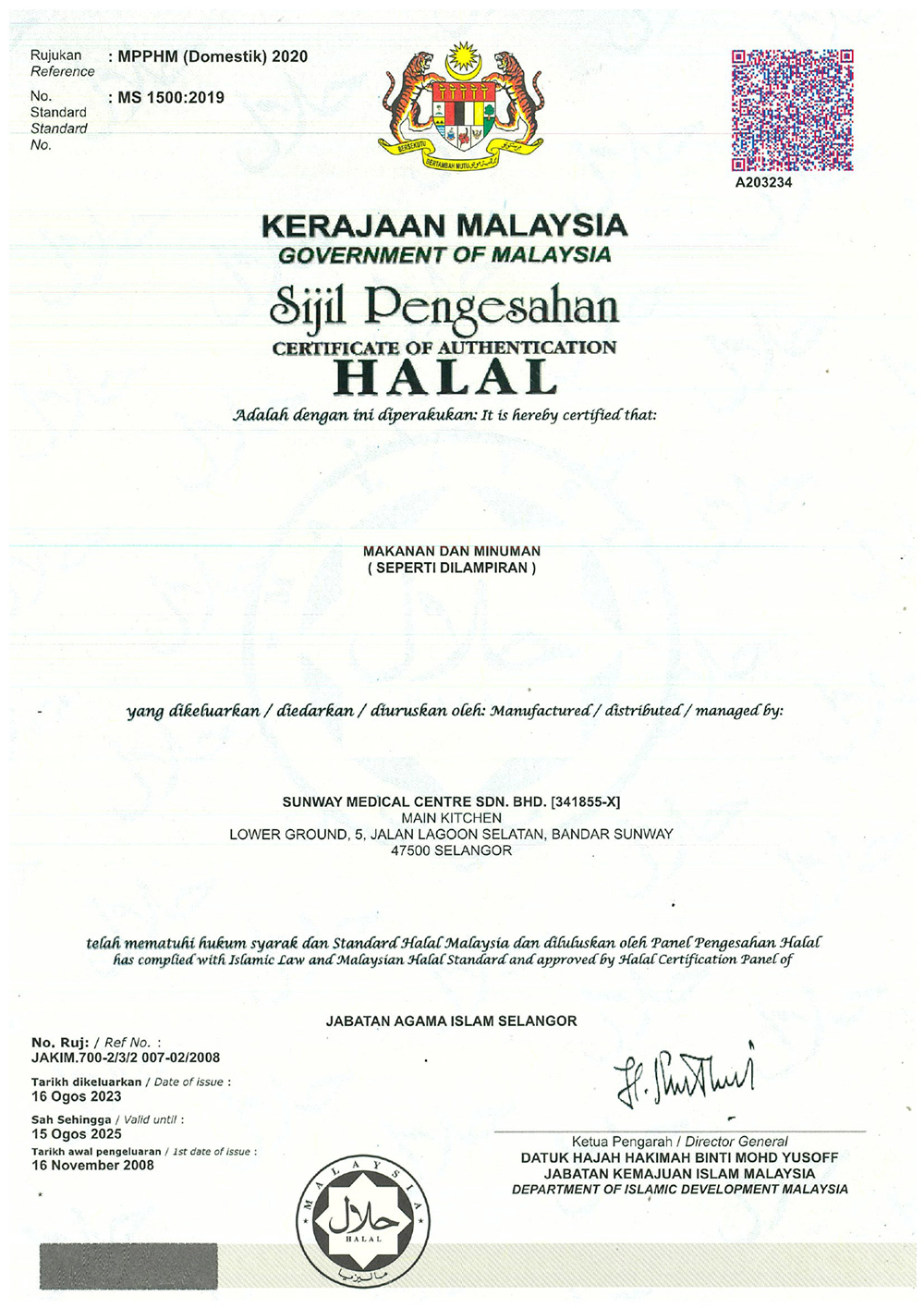 JAKIM Halal Certification