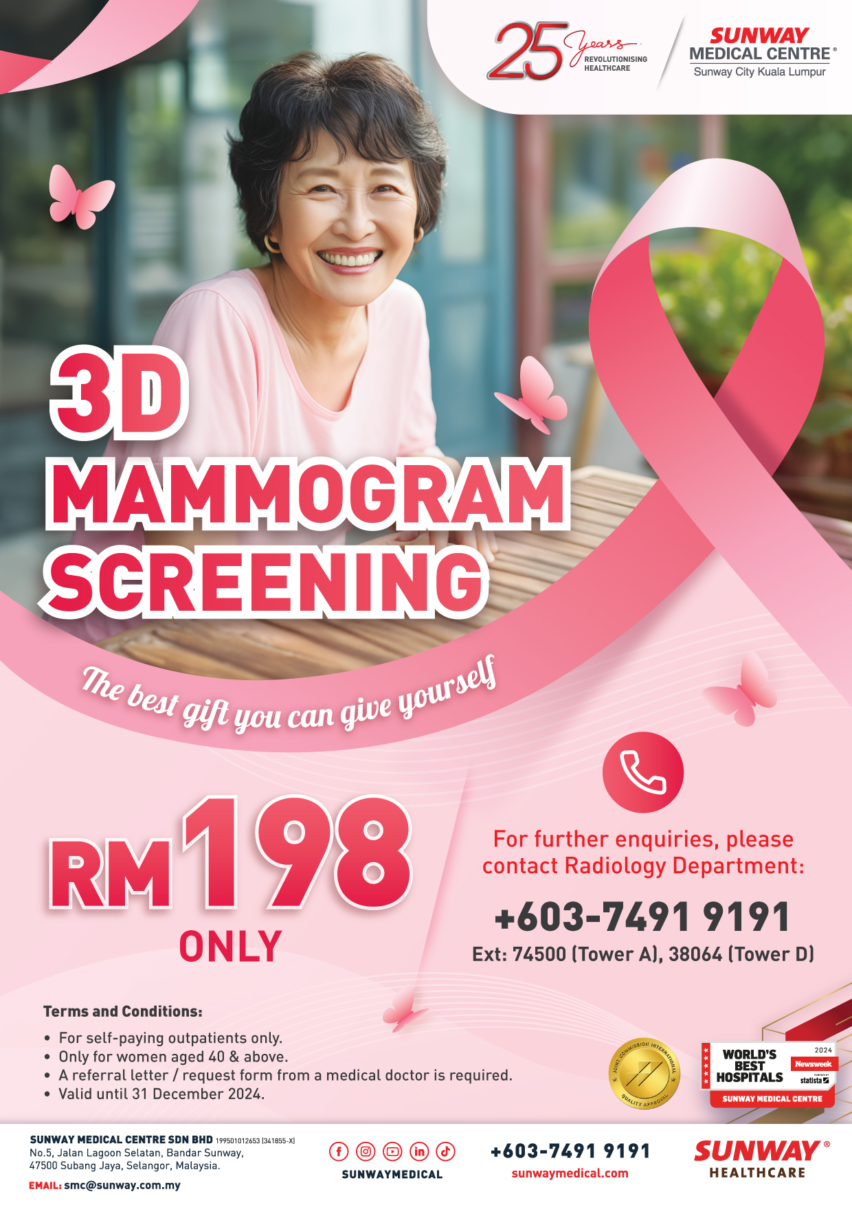 3D Mammogram Screening Package