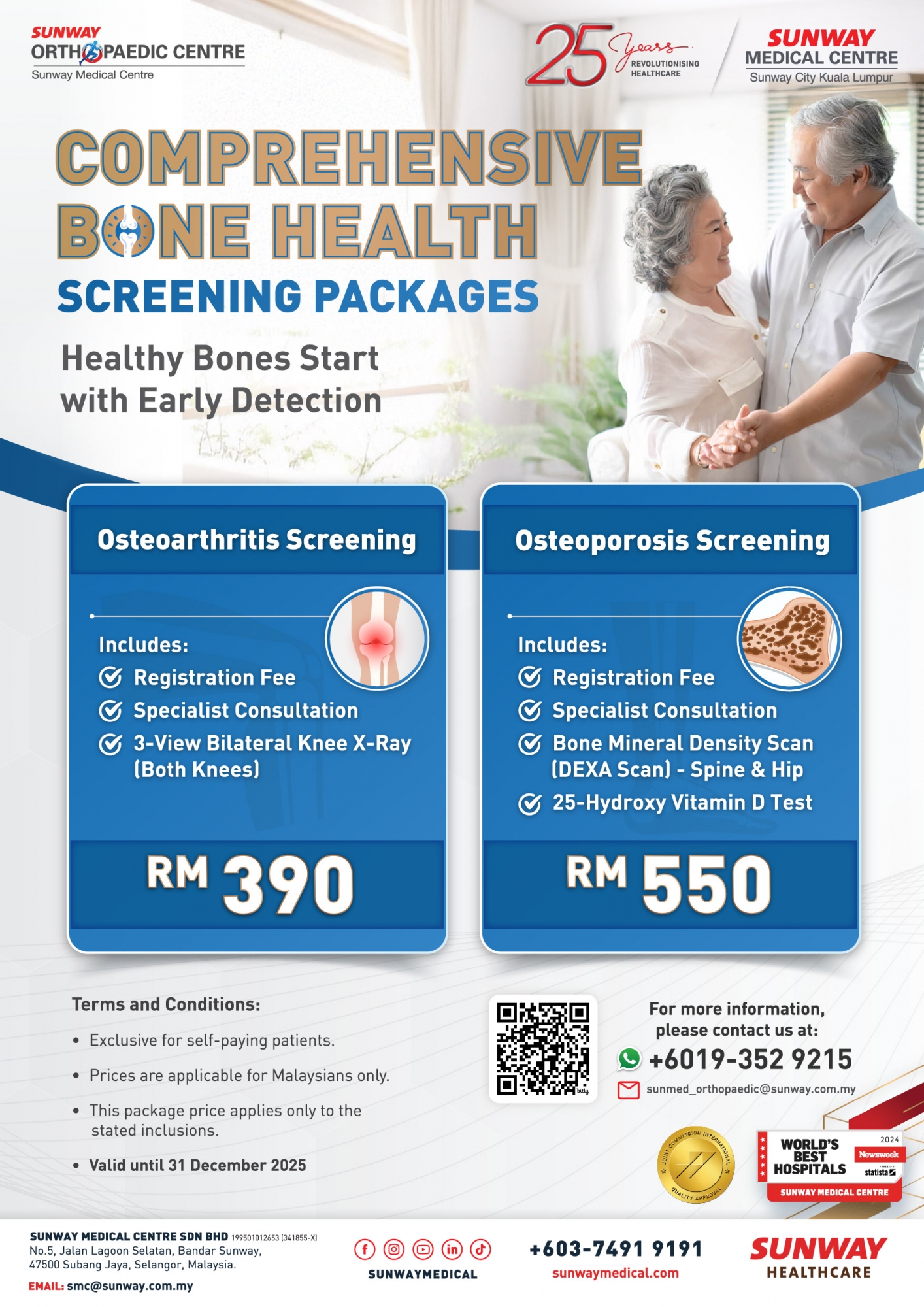 Comprehensive Bone Health Screening Packages