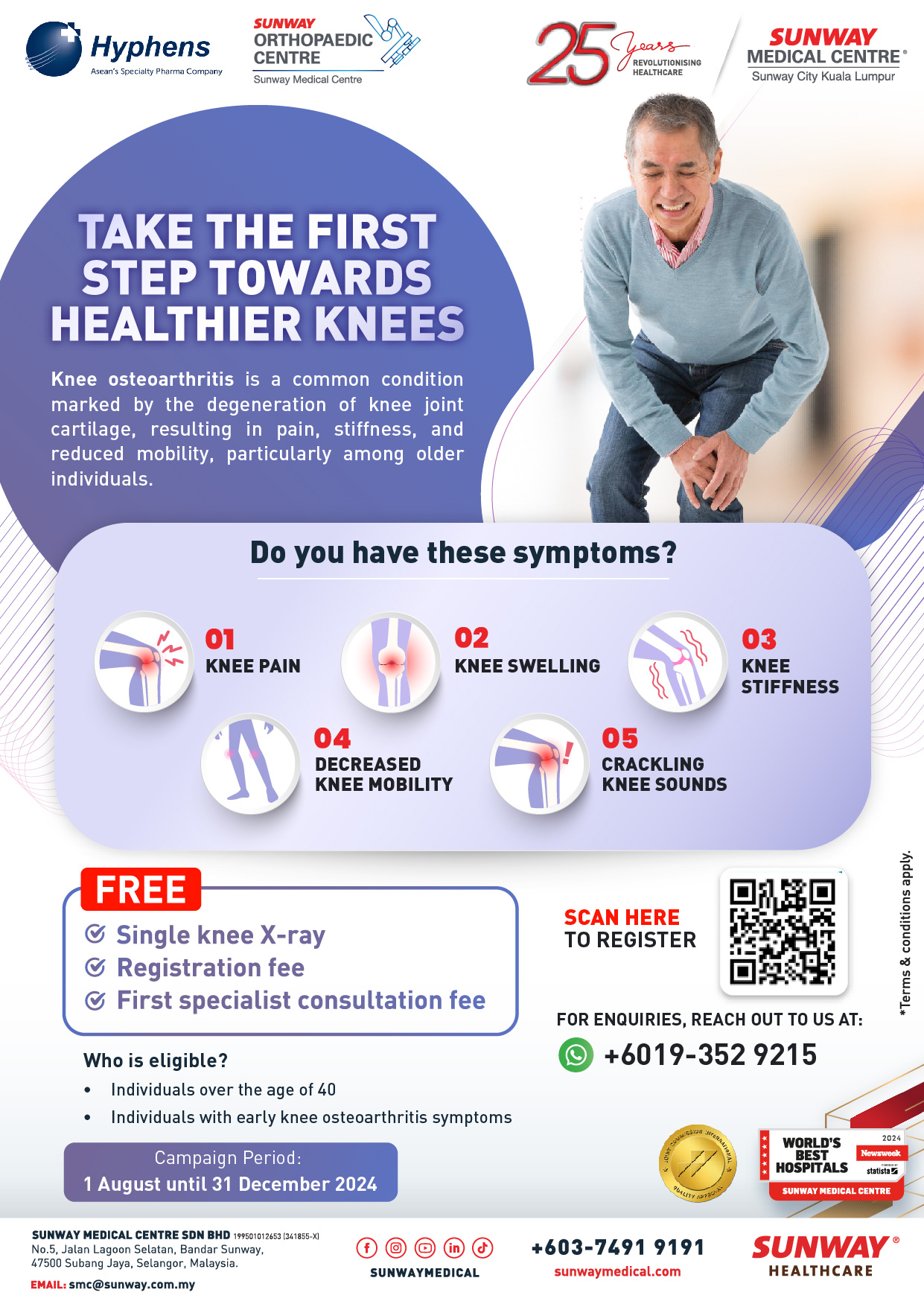 Free Knee Osteoarthritis Screening