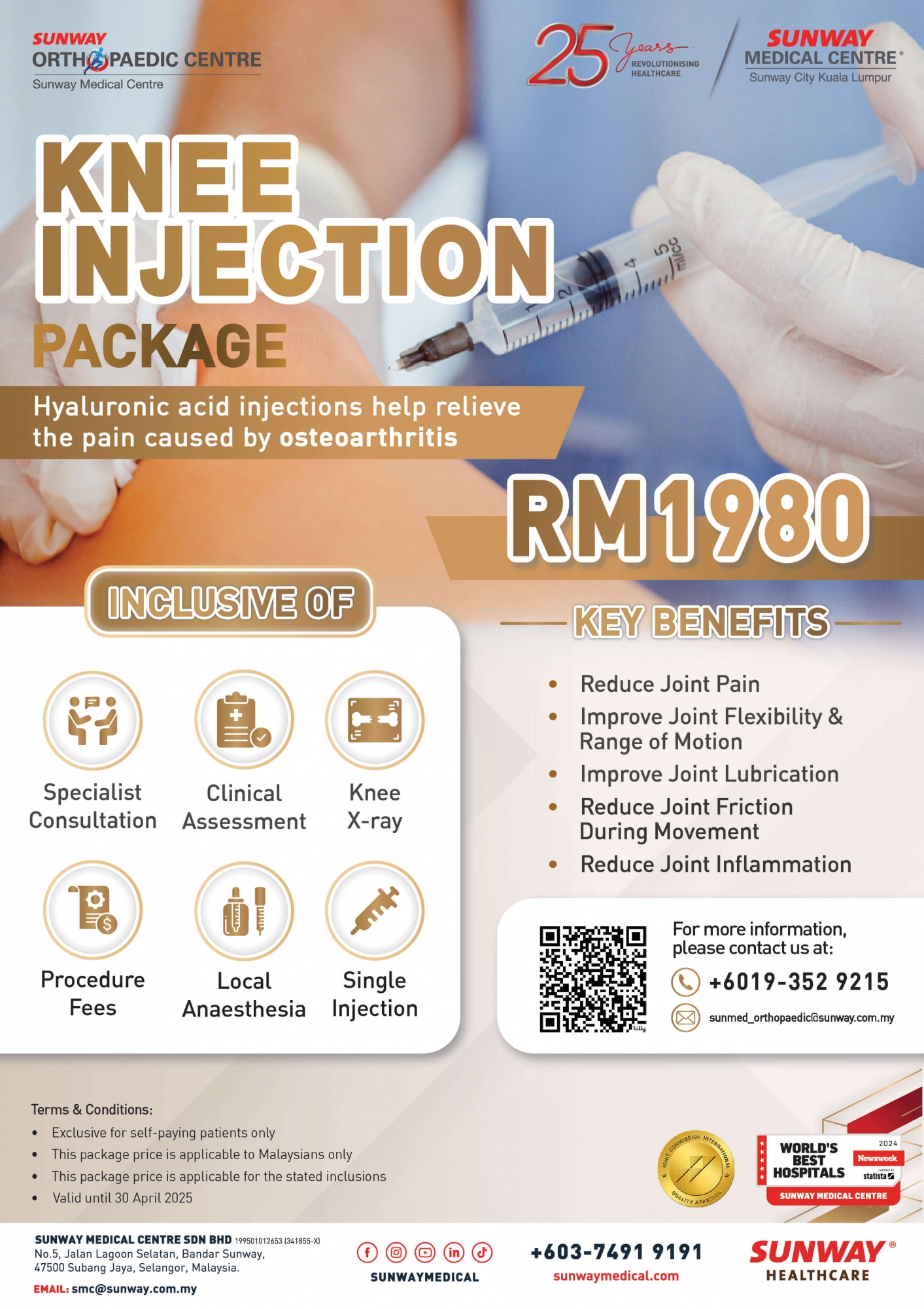 Knee Injection Package