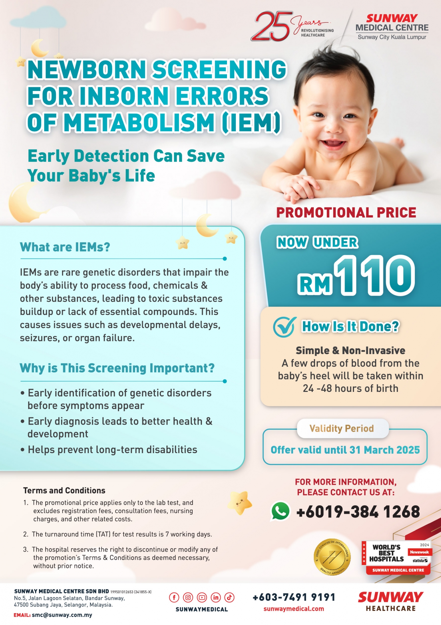 Newborn Screening for Inborn Errors of Metabolism (IEM)